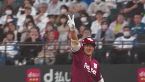 【9回表】技ありの一打!! イーグルス・銀次 ショートの頭を超えるタイムリーヒット!!  2023年9月25日 北海道日本ハムファイターズ 対 東北楽天ゴールデンイーグルス