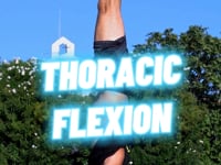 Flexion of the thorax