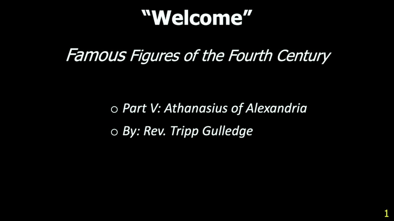 Famous Figures of the Fourth Century Part 5: Athanasius of Alexandria
