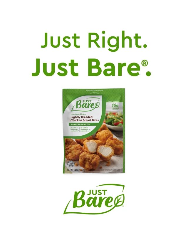 Just BARE unveils deli, frozen lines of all-natural, antibiotic-free  chicken products, 2012-05-23, National Provisioner