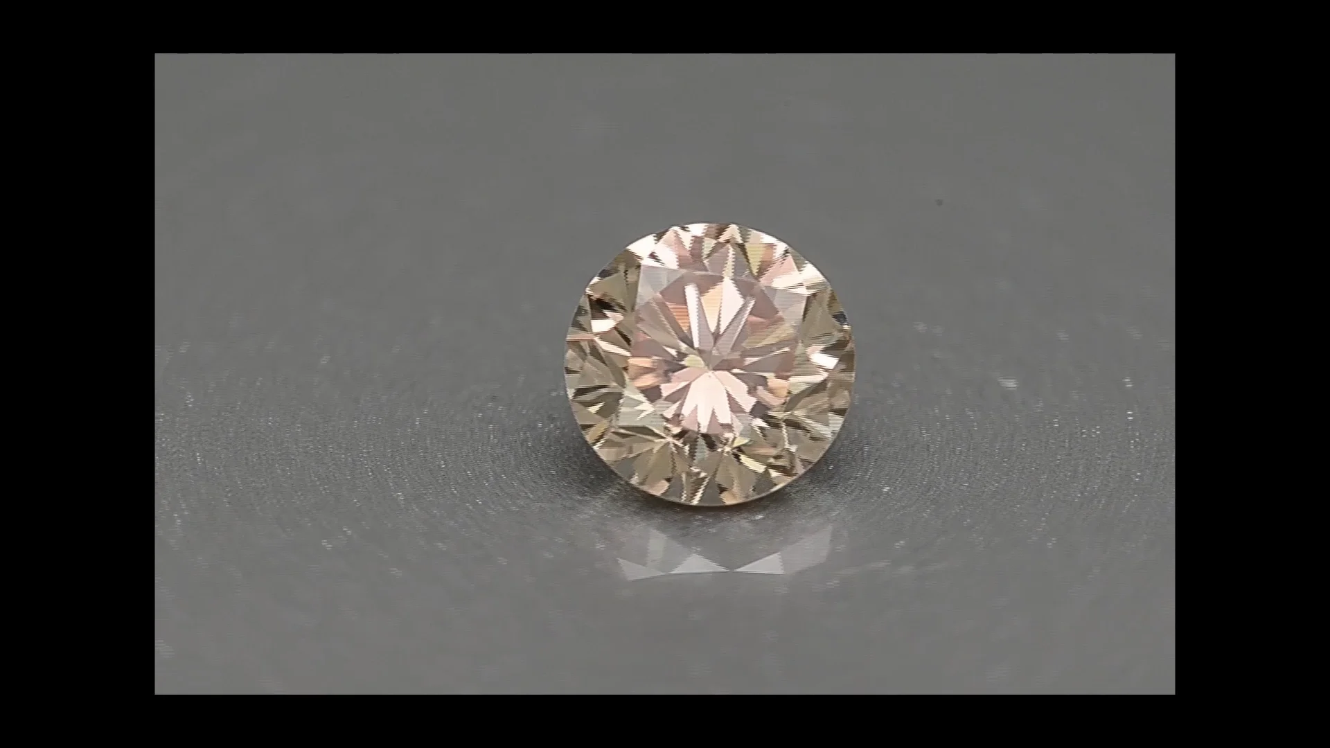 0.38 Carat Natural Color Loose Pink Champagne Diamond