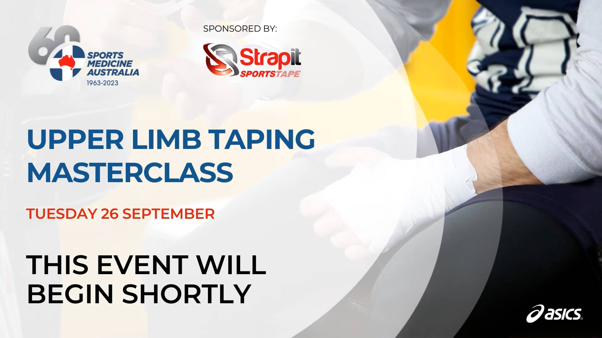 Sports Medicine Australia Upper Limb Taping Masterclass on Vimeo