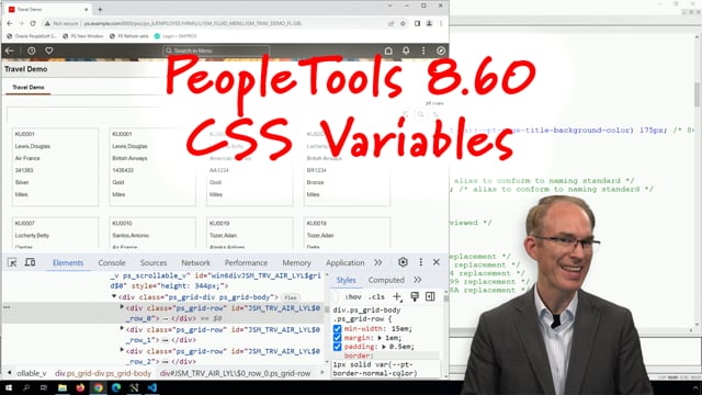 PeopleTools 8.60 CSS Variables