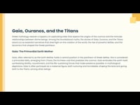 Introduction to Greek Mythology