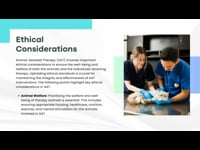 Introduction to Animal Assisted Therapy
