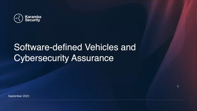 Software-defined vehicle architecture and cybersecurity needs
