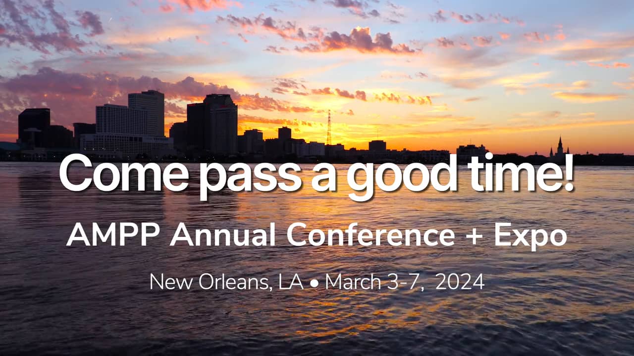 AMPP Annual Conference + Expo 2024 Save the Date on Vimeo