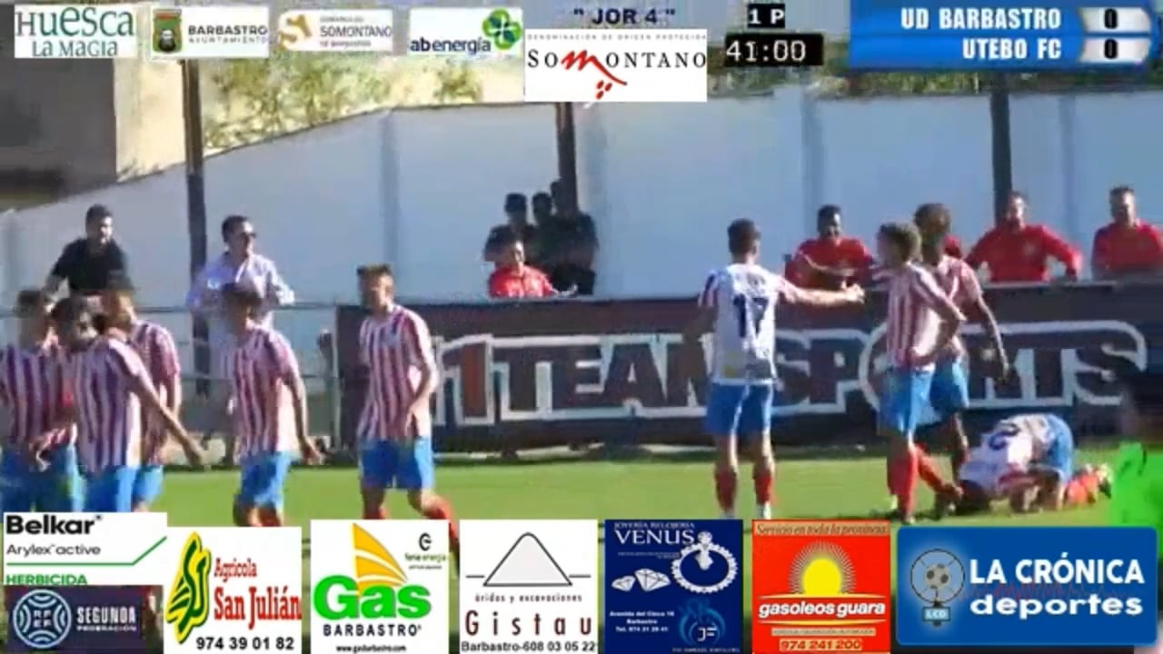 PRIMER GOL DE LA UD BARBASTRO EN SEGUNDA RFEF (Dani Ribelles) Domingo 24.09.2023