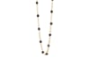 Black Onyx Bead Necklace in Vermeil