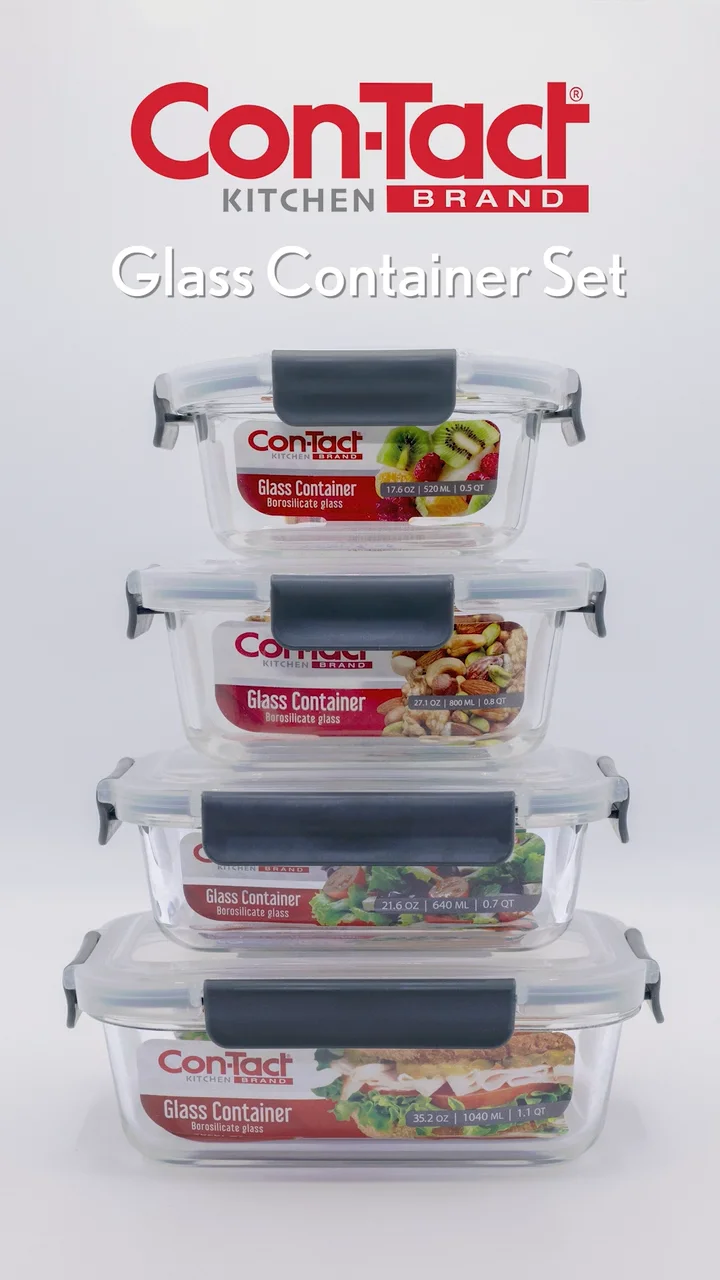 Contact Kitchen Glass Container Set on Vimeo