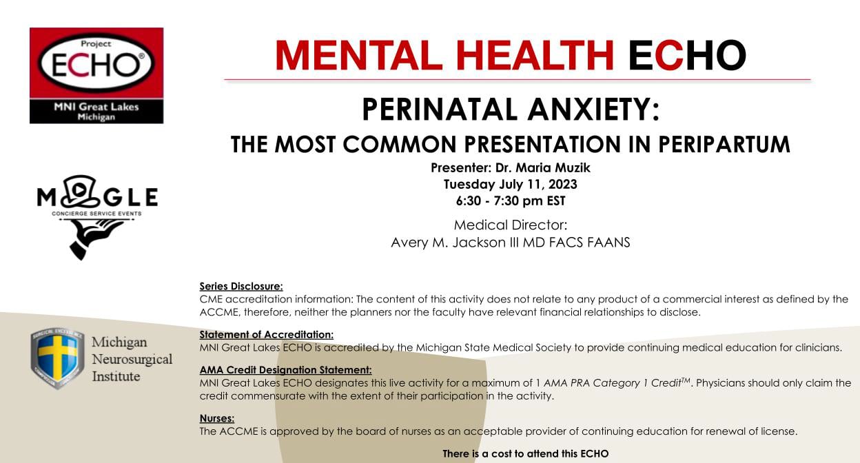 Perinatal Anxiety: The Most Common Presentation in Peripartum