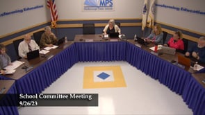 School Committee - 9-26-23
