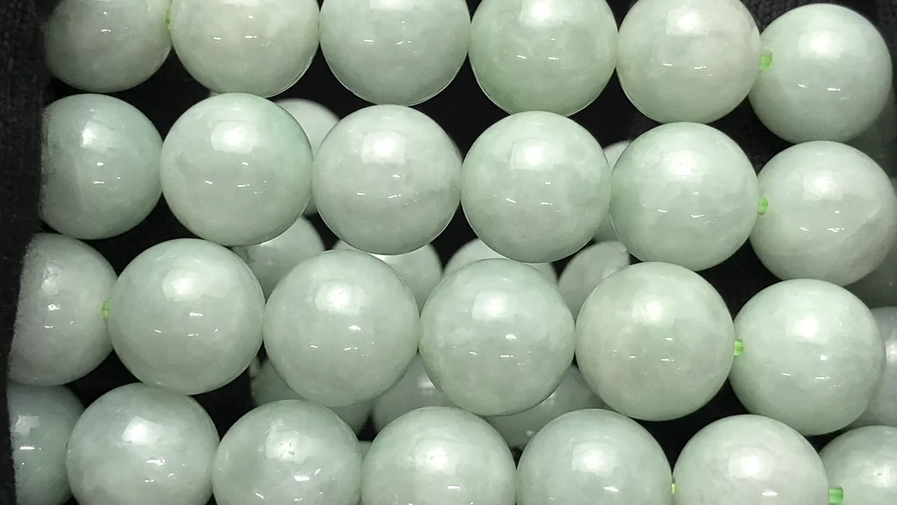ビルマ翡翠（ジェイダイト） ラウンド12mm ブレスレット｜天然石ビーズ