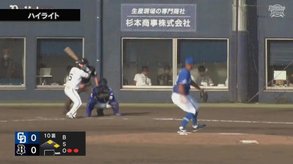 【ファーム】9月27日 オリックス・バファローズ 対 中日ドラゴンズ ダイジェスト