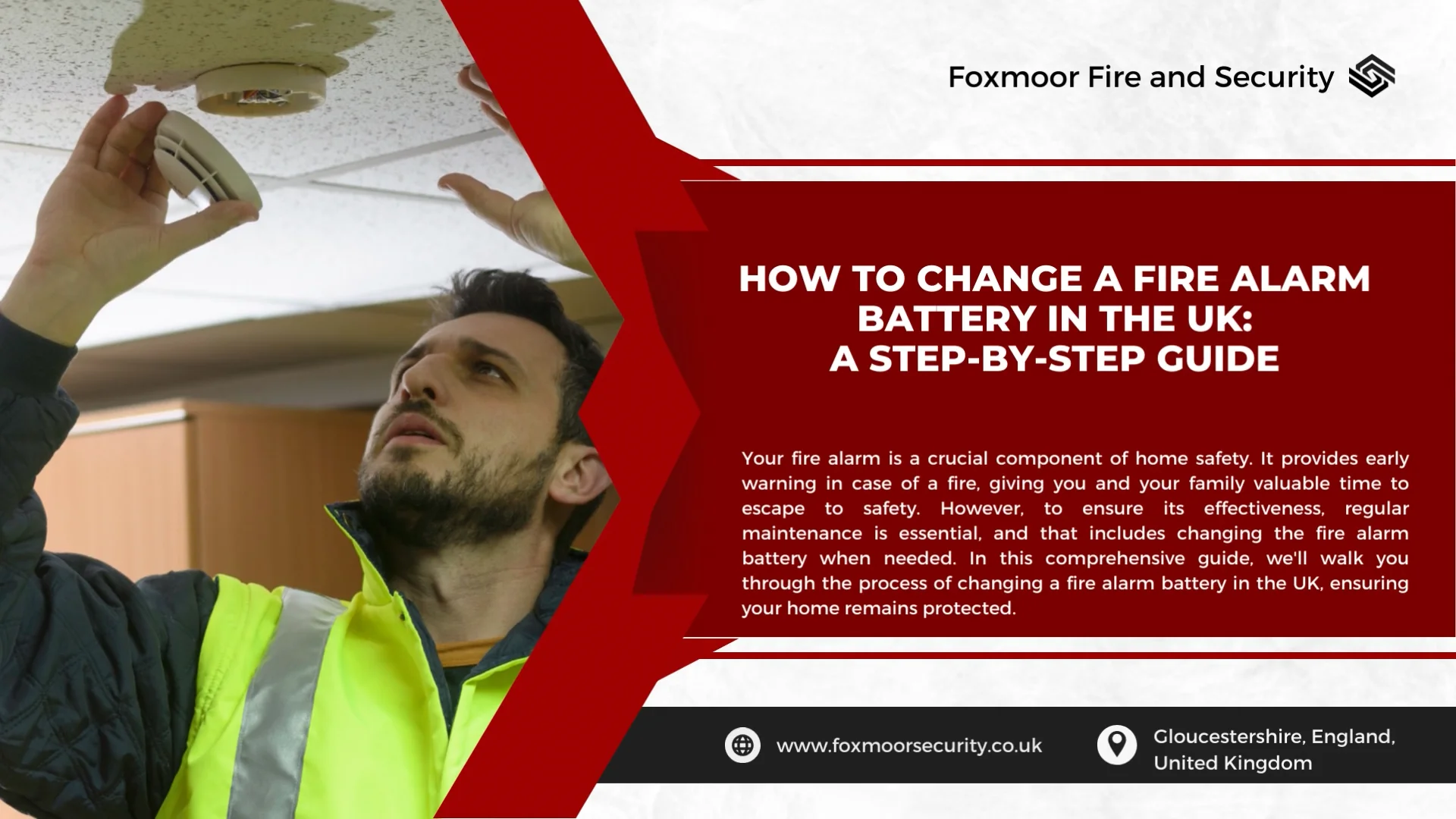 How to Change a Fire Alarm Battery in the UK on Vimeo