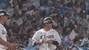 【8回裏】値千金の勝ち越し!! ライオンズ・佐藤龍世 レフトオーバーのタイムリー3ベース!!  2023年9月27日 埼玉西武ライオンズ 対 東北楽天ゴールデンイーグルス