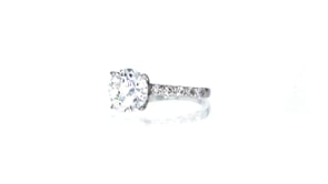 3.50 ct. t.w. Lab-Grown Diamond Engagement Ring in 14kt White Gold
