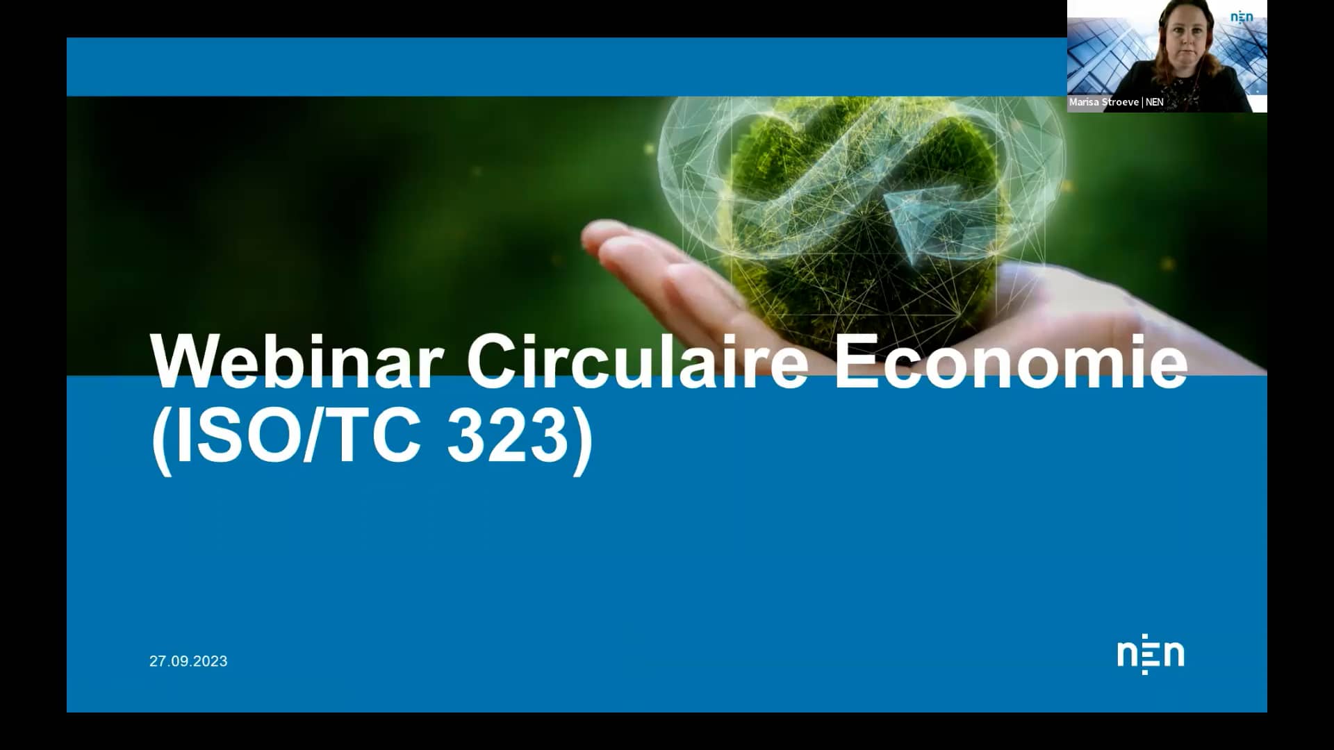 Webinar Circulaire Economie (ISO/TC 323) on Vimeo