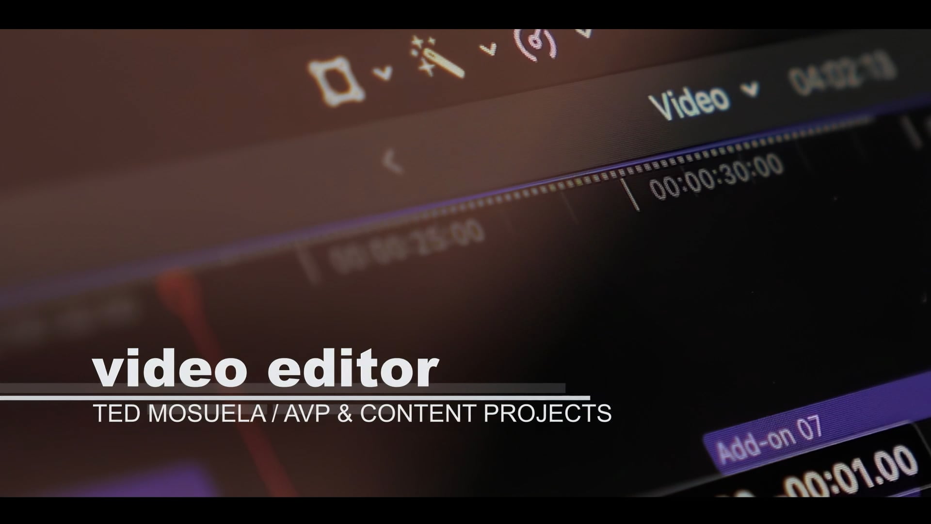 Editor / Reel / AVP & Content