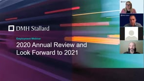 Employment Law: 2020 annual review and look forward to 2021