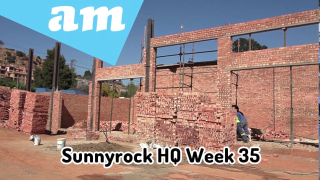 Week 35 2023 Vlog of Sunnyrock HQ, Build Walls for Demo Center New Building and Concrete Work