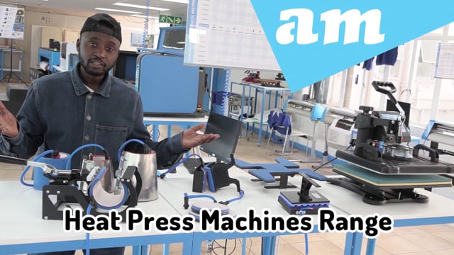 Comprehensive Heat Press Machines Range from AM.CO.ZA, from Handhold to Multi-Station Heat Presses