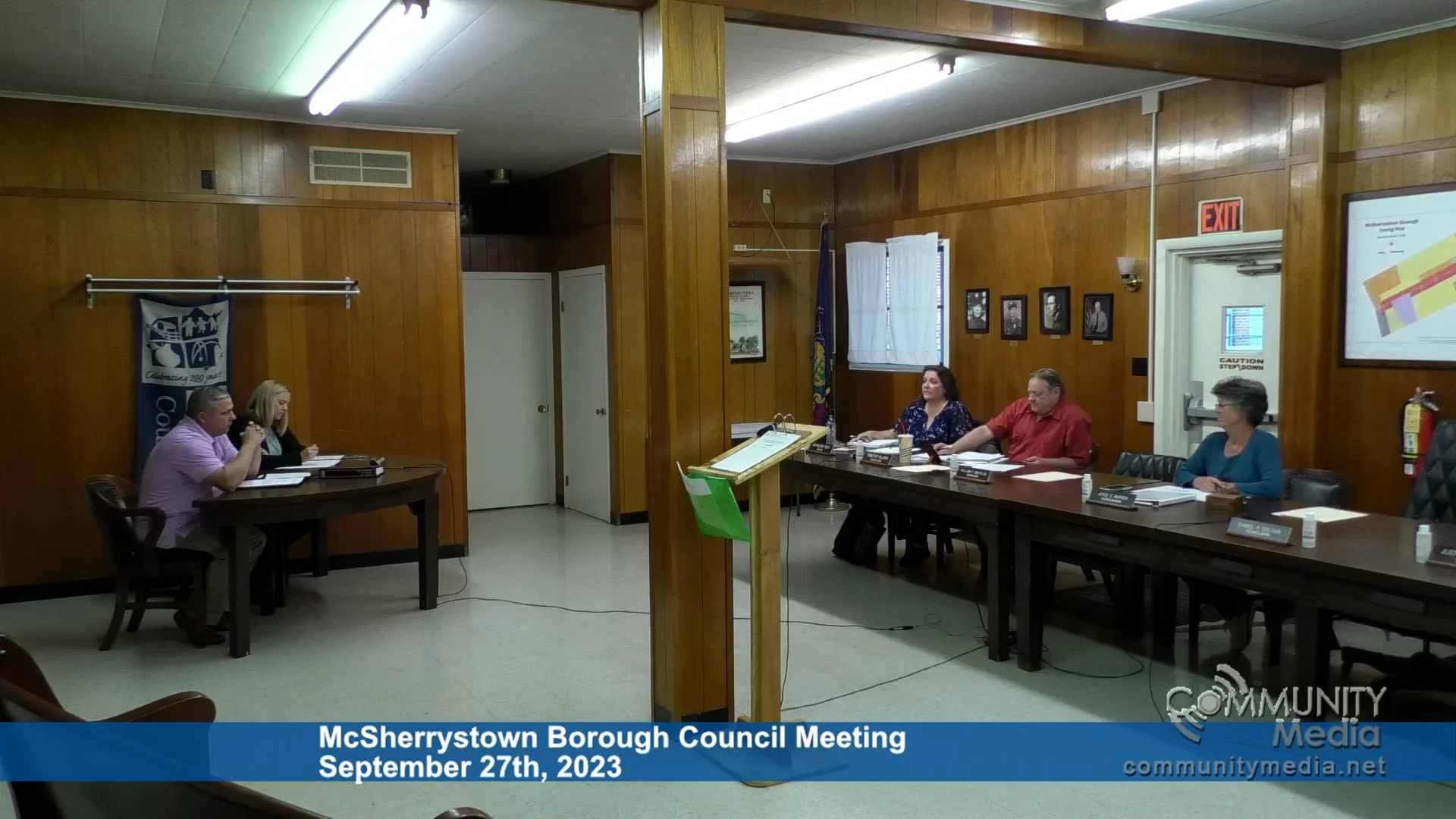 McSherrystown Borough Council Meeting 09/27/2023 on Vimeo