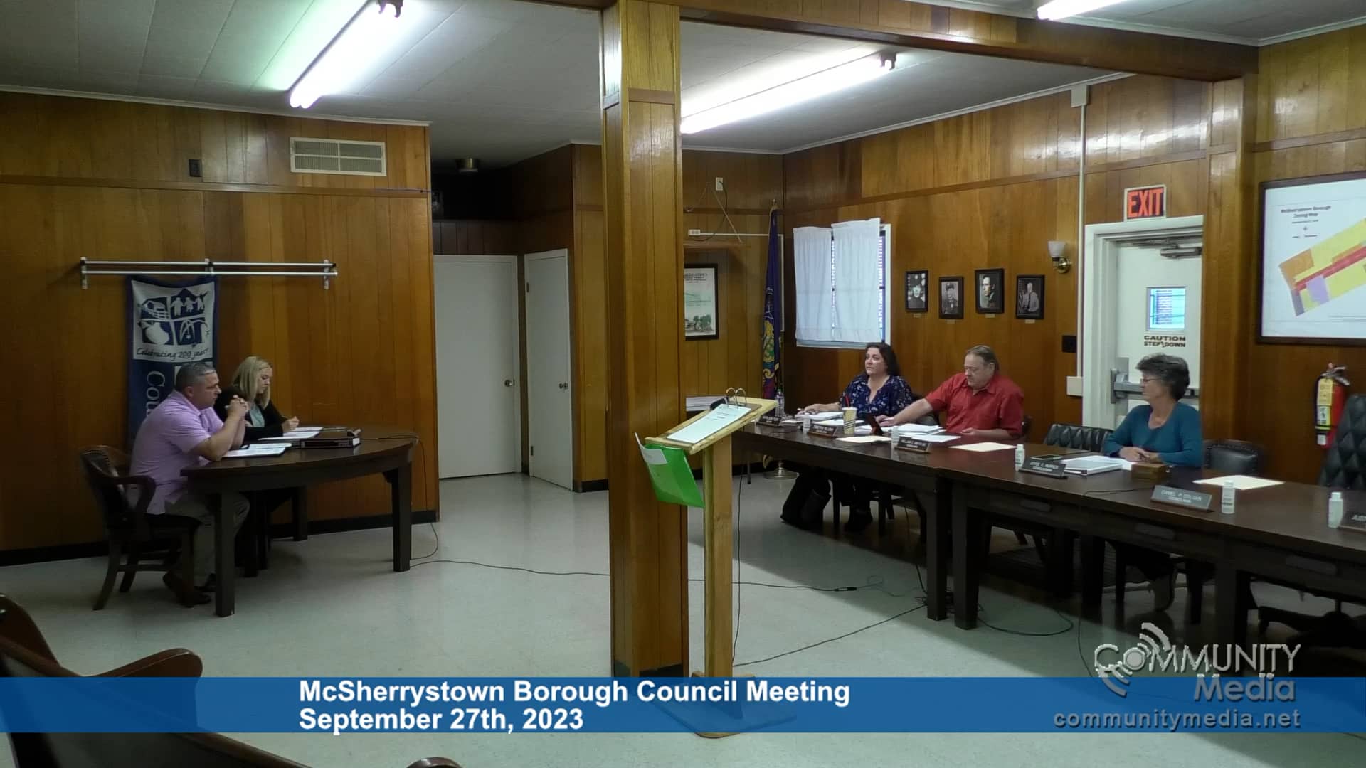 McSherrystown Borough Council Meeting 09/27/2023 on Vimeo
