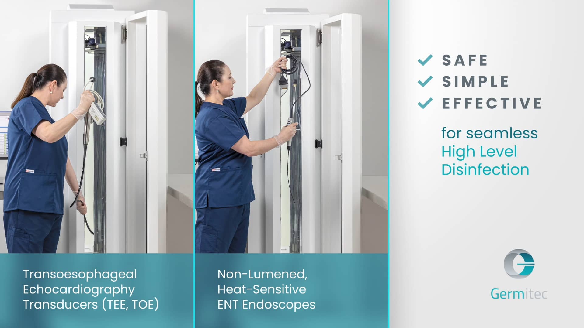 Antigermix Ultrafast UVC high level disinfection for TEE/TOE, non