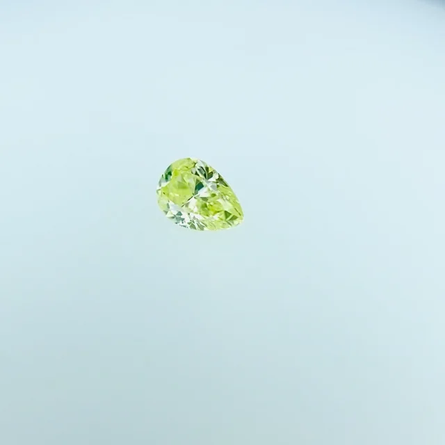 FANCY YELLOW GREEN 0.112ct PS/RT2171/CGL