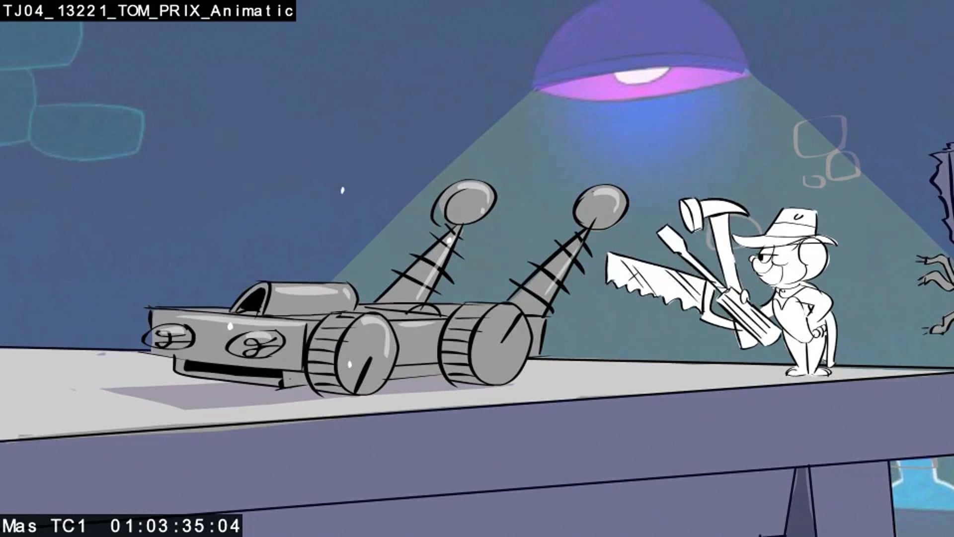Tom and Jerry Show "Tom Prix" v2 Animatic