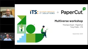 PaperCut Multiverse PaperCut müşterilerinizi tek bir cam panelde yönetme - İngilizce (NL) | Eylül 2023