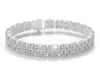Four-Leaf Clover Lab Grown Diamond Bracelet in 14K White Gold, 7&rdquo; &#40;19 1/4 ct. tw.&#41;