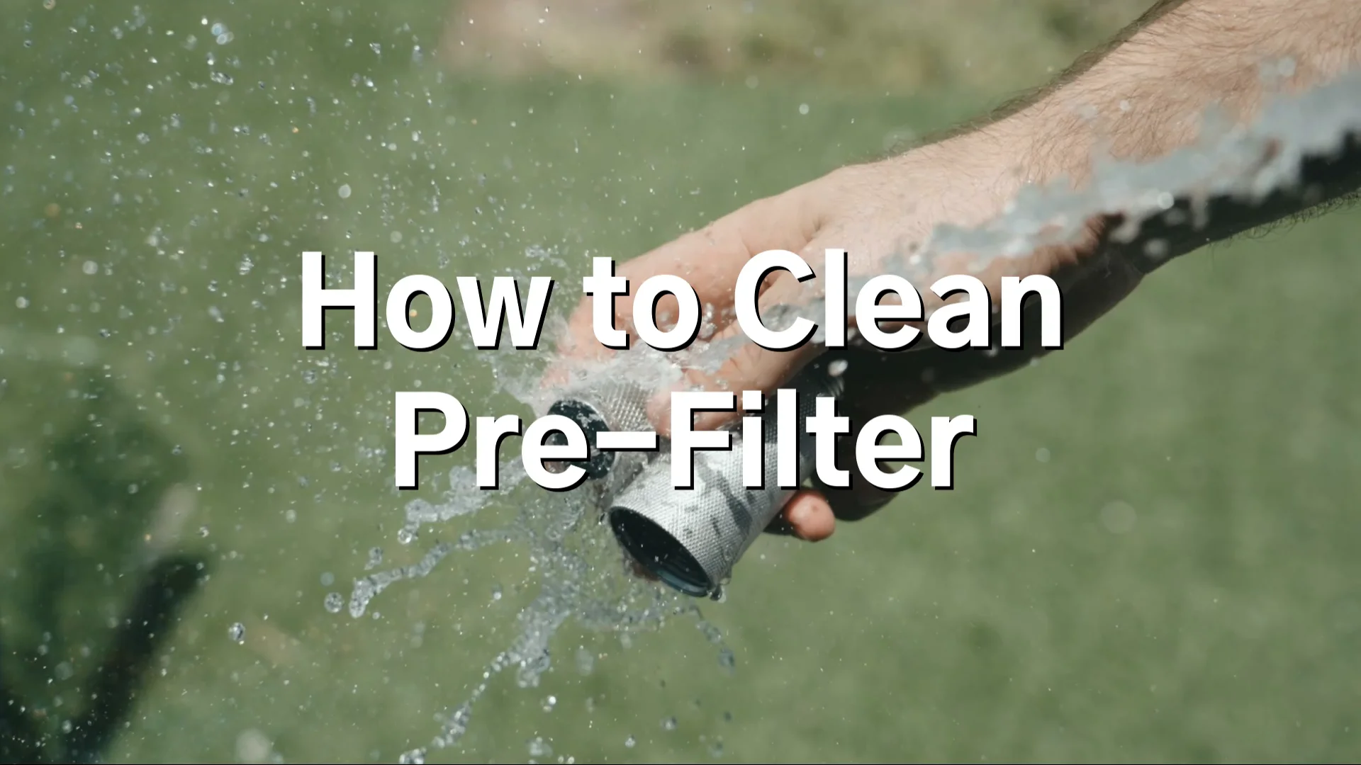 How to Clean PreFilter on Vimeo