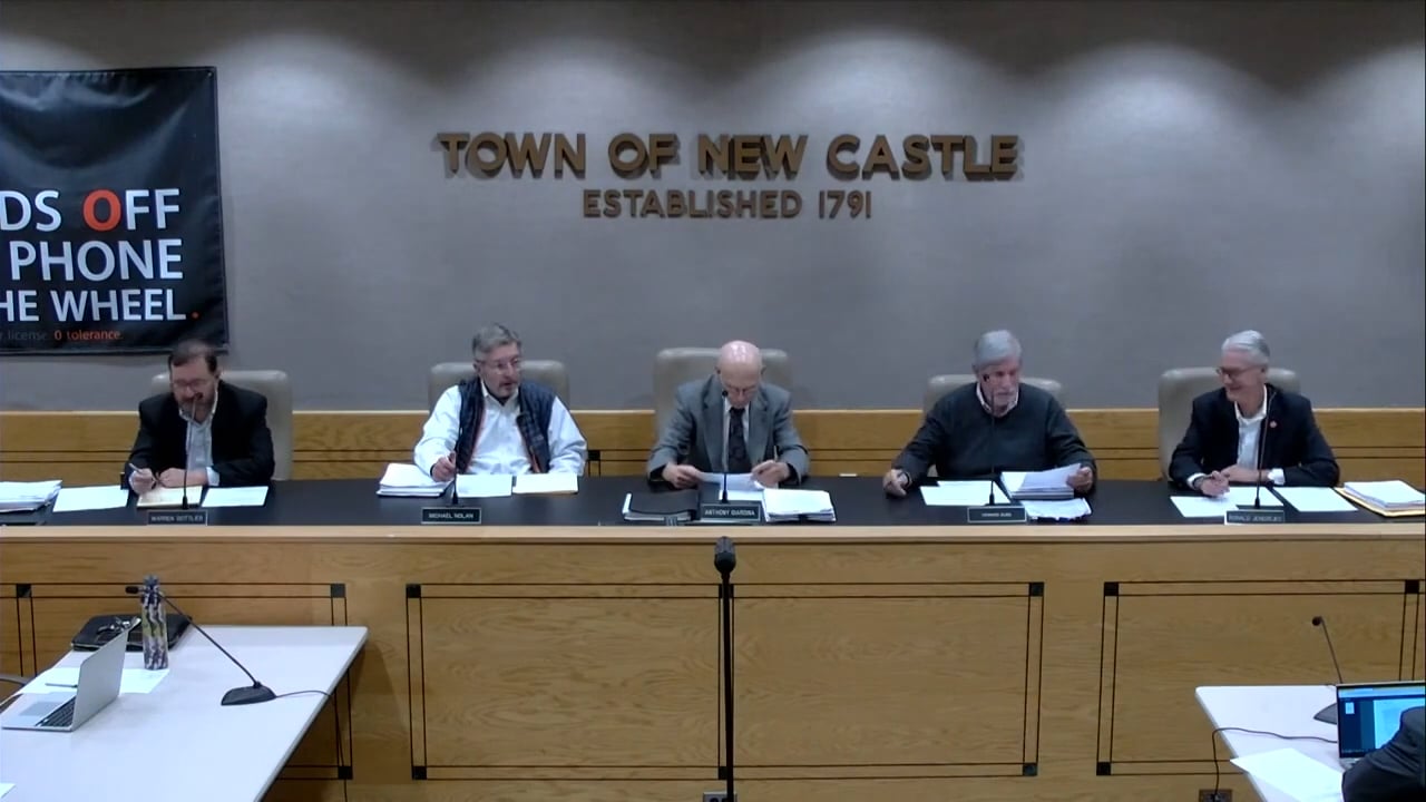 Town of New Castle Zoning Board Meeting 9/27/23