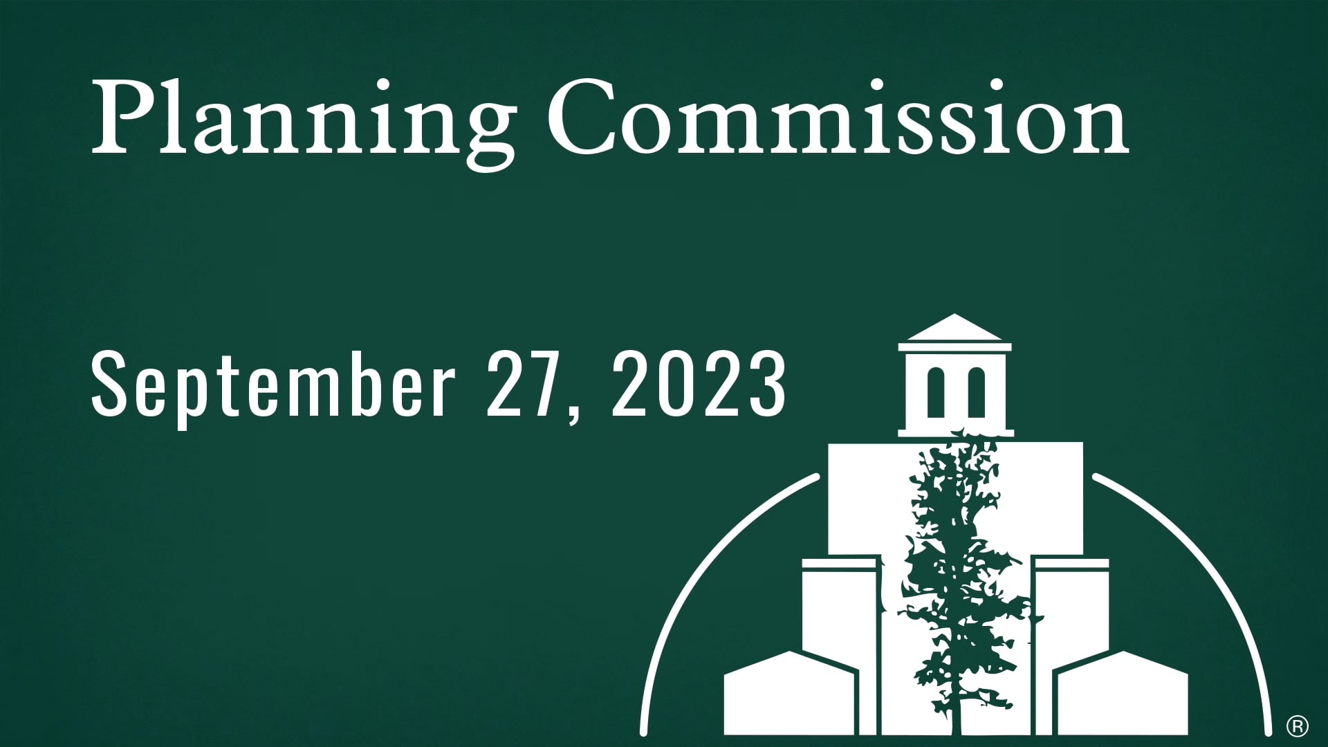 Planning Commission September 27