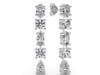 Diamond Dangle Earrings in 14K White Gold &#40;3 ct. tw.&#41;