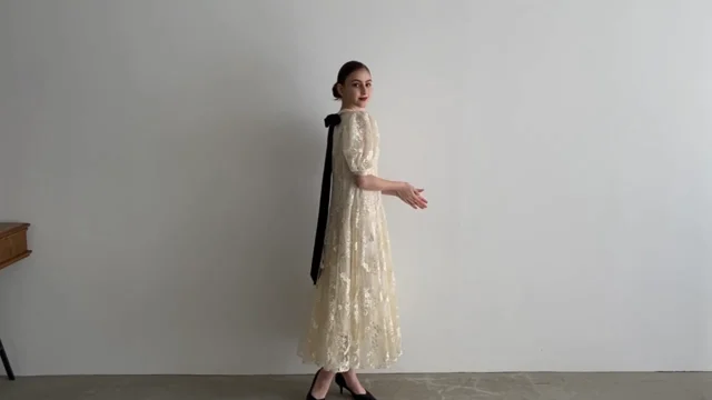 acka lace flare dress