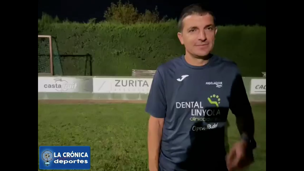 LA PREVIA / CD Altorricón - CD Robres / ROMÁN PANADERO (Entrenador Altorricón) J4 - Regional Preferente G1 / Fuente: CD. Altorricón