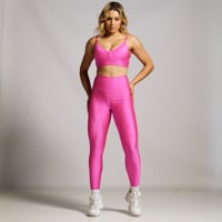 Legging Fitness Rosa Canelado