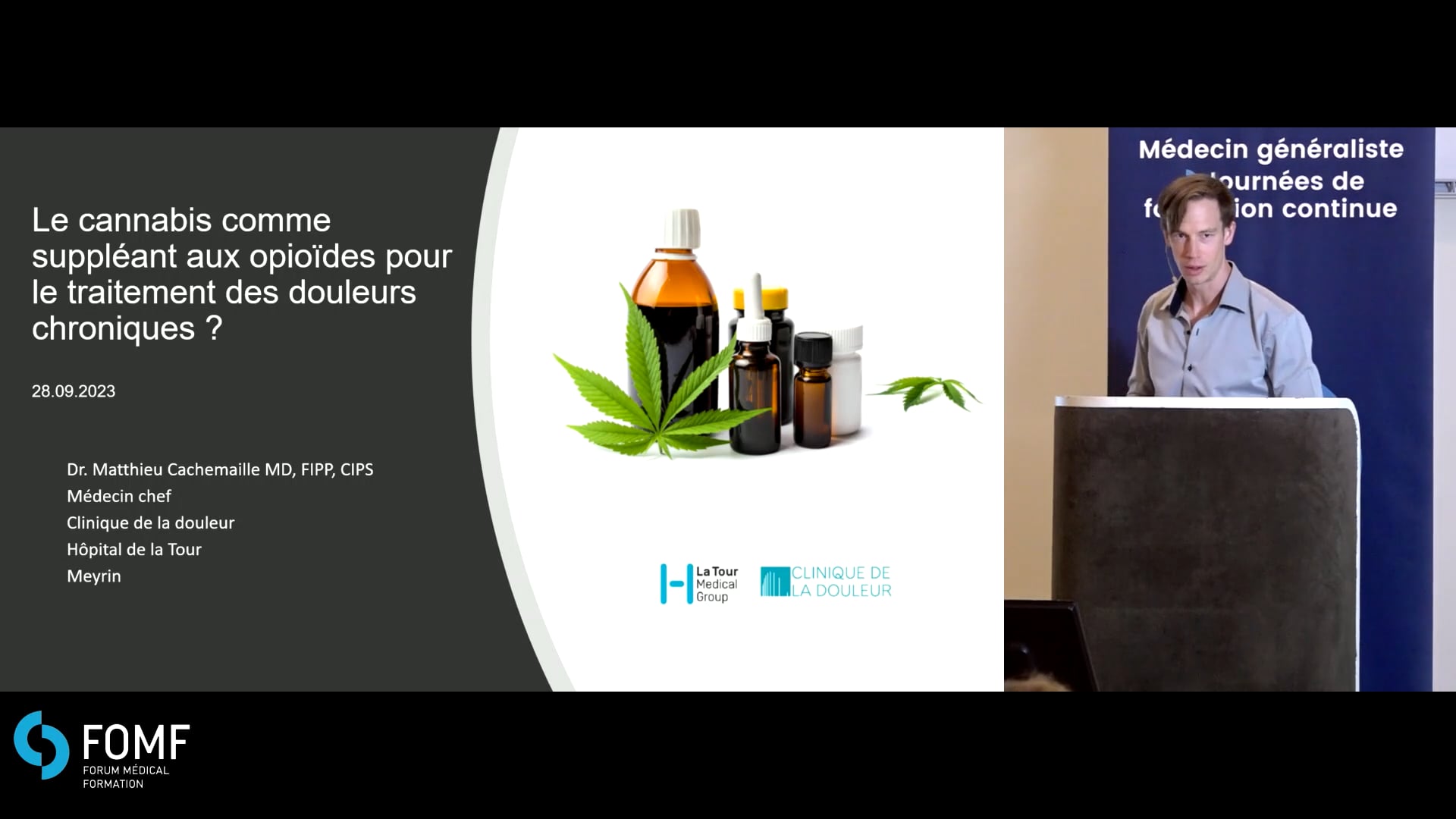 Le cannabis comme suppléant aux opioïdes pour le traitement des douleurs chroniques  ? 