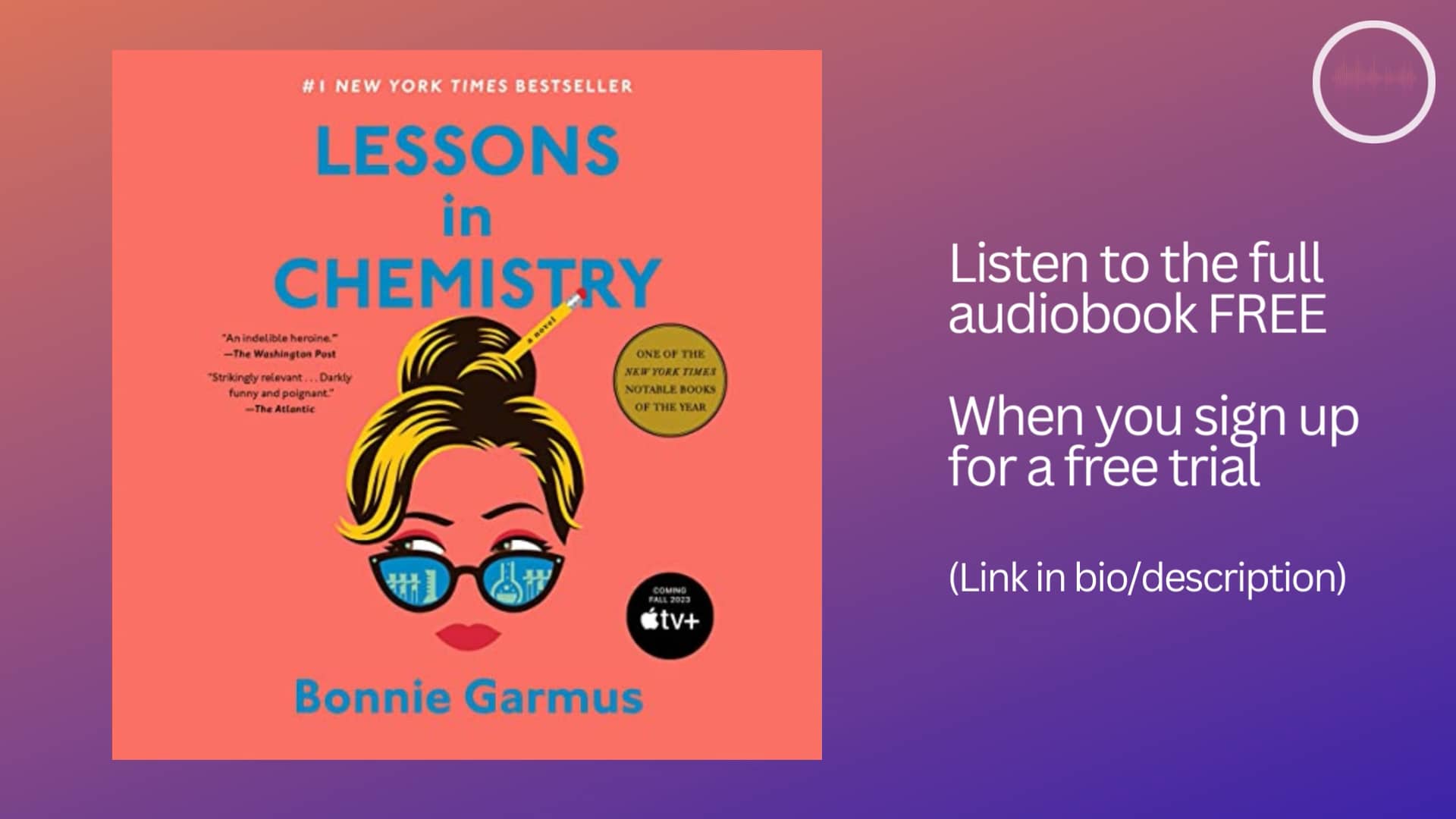 Lessons in chemistry audiobook summary bonnie garmus on vimeo