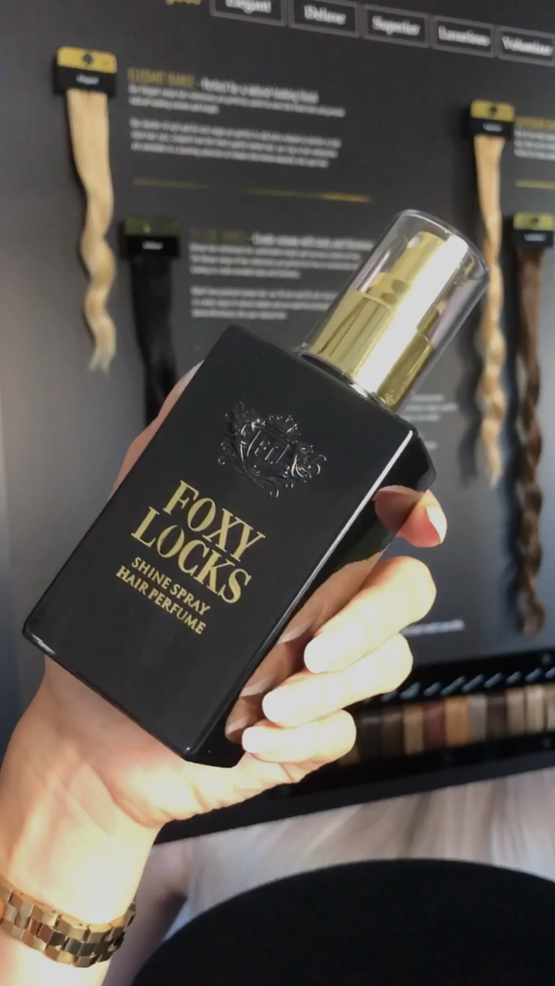 Foxy Locks Luxe Hair Perfume + Shine Spray 180ml