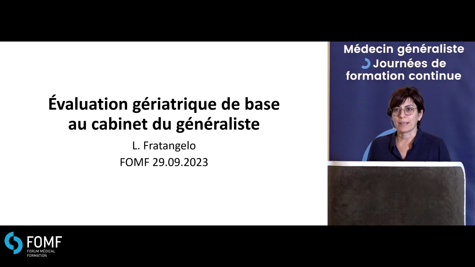 Évaluation gériatrique de base au cabinet du généraliste