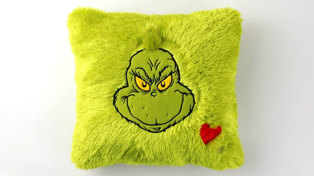 The Grinch Who Stole Christmas 16 Round Grinch Pillow