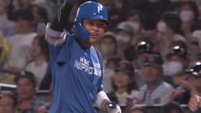 【4回表】低めの球を上手く捌いた!! ファイターズ・田宮裕涼 2打席連続タイムリーヒット!!  2023年9月30日 福岡ソフトバンクホークス 対 北海道日本ハムファイターズ