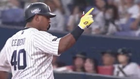 【3回裏】反撃開始!! バファローズ・セデーニョ タイムリーヒットで1点を返す!!  2023年10月1日 オリックス・バファローズ 対 東北楽天ゴールデンイーグルス