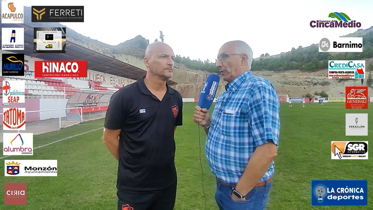 ISMAEL  MARIANI (Entrenador Monzón) Illueca 0-0 At.Monzón Alumbra / J 4 / 3ª División