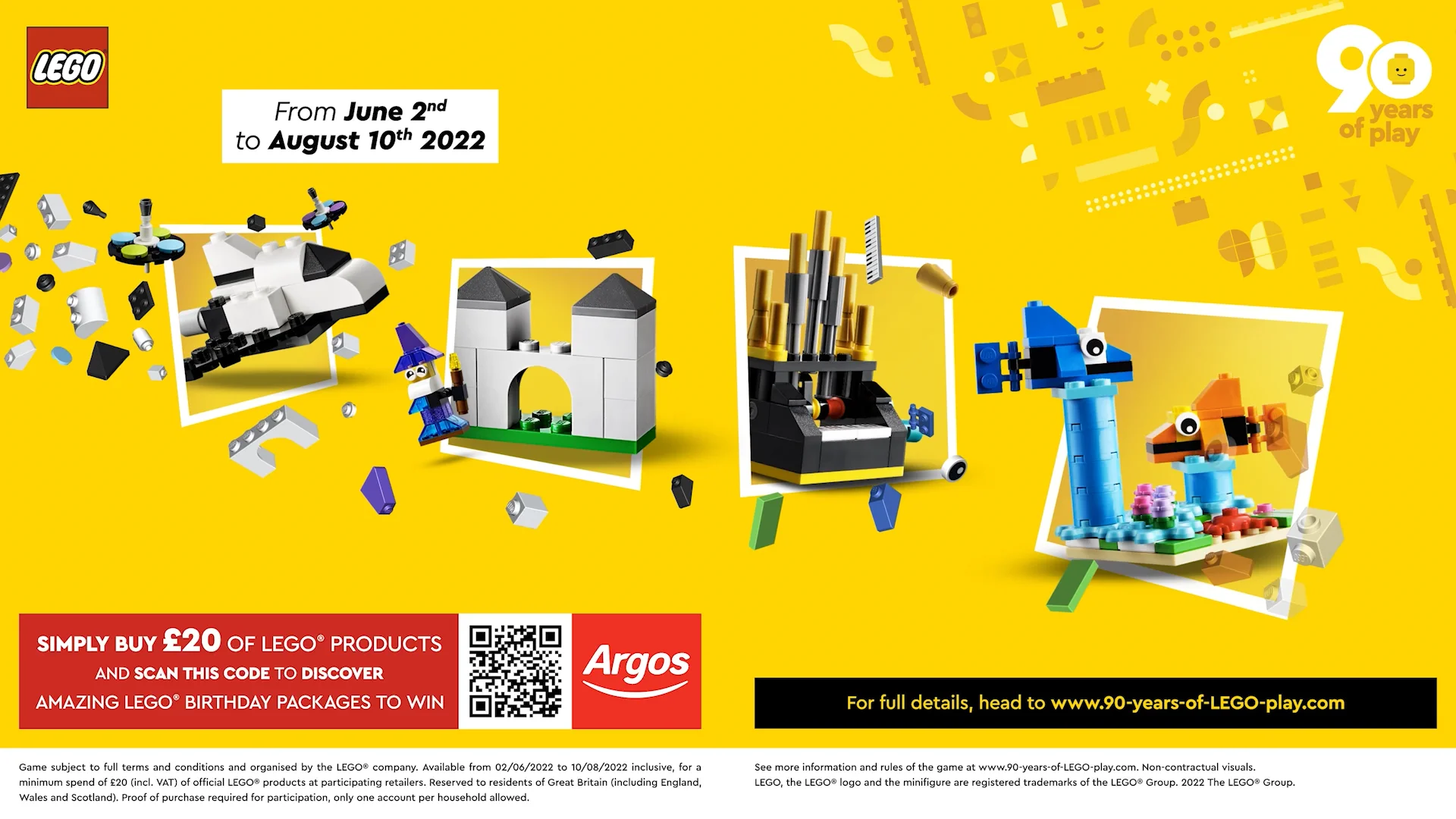 LEGO 90 Years x Argos