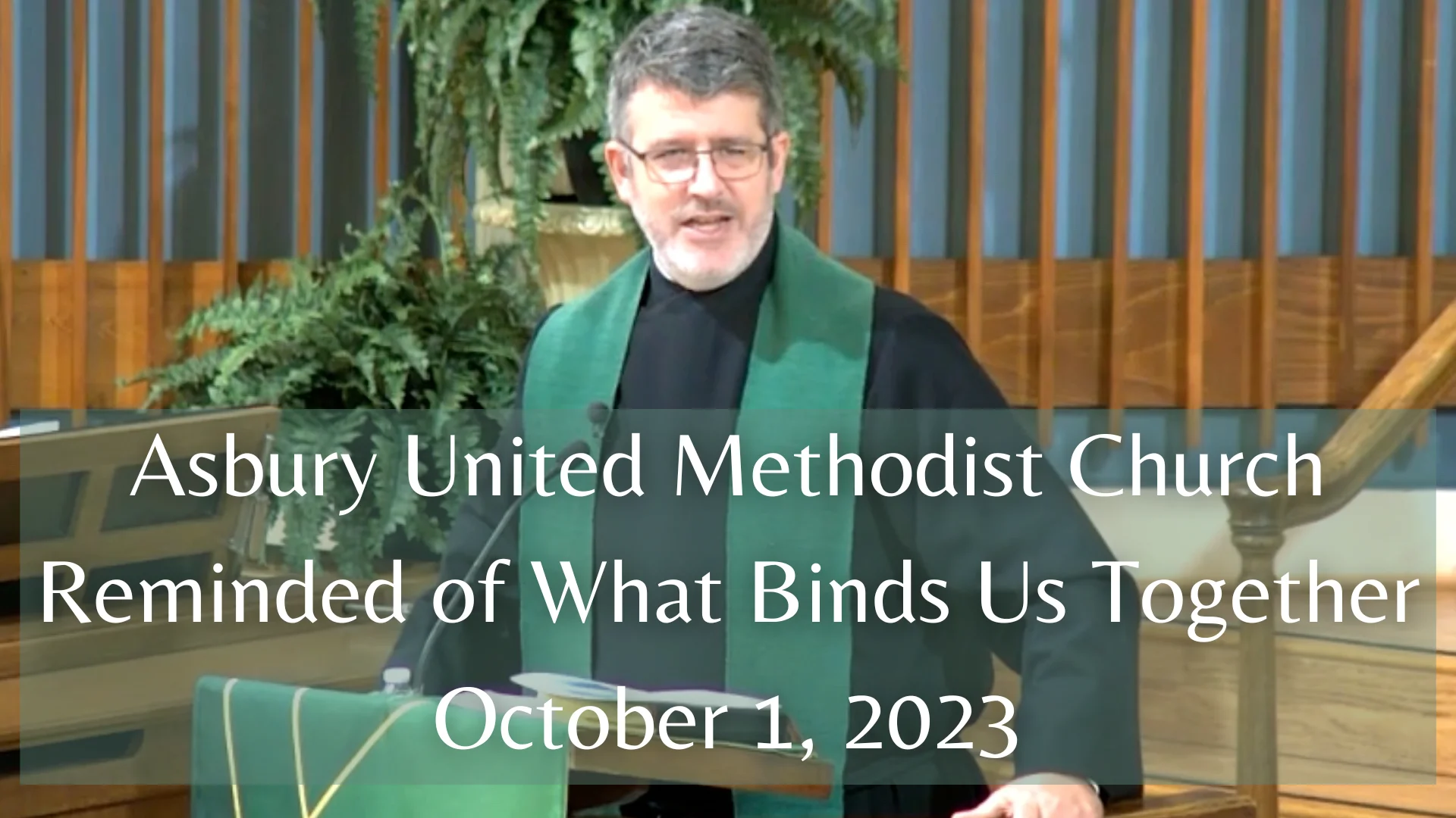 Reminded of What Binds Us Together (Oct. 1, 2023) on Vimeo